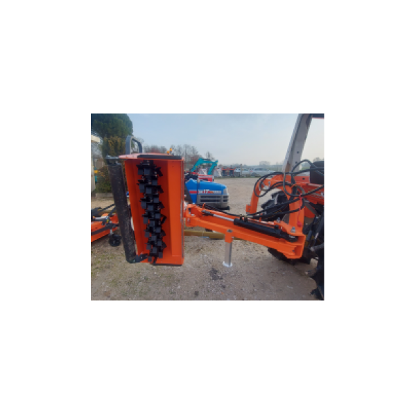 Broyeur d'accotement léger EFDL 125 cm pour micro-tracteur – inclinable à la verticale – Image 2