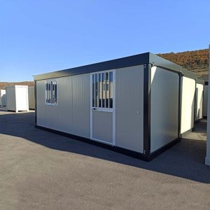 Bungalow bureau de chantier IsoPlus 6 m – isolé, 609 x 242 cm