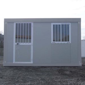 Bungalow réfectoire de chantier 4 m série renforcée – 409 x 242 cm