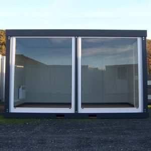 Bungalow de chantier renforcé 4 m série V1 – local modulable 409 x 242 cm