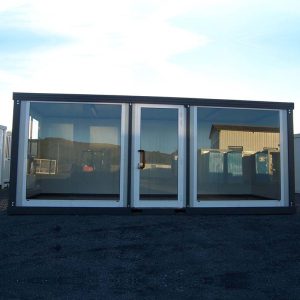 Bungalow de chantier renforcé 6 m série V1 – 609 x 242 cm