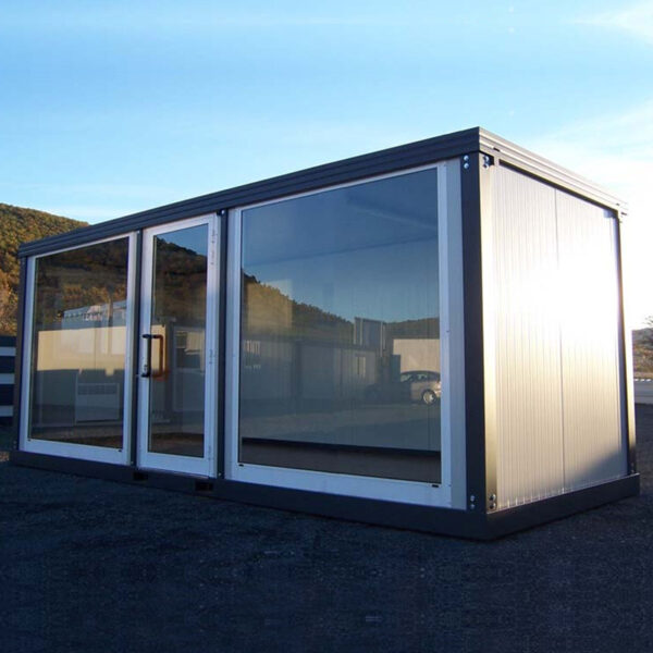 Bungalow de chantier renforcé 6 m série V1 – 609 x 242 cm – Image 3