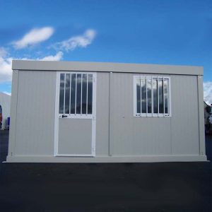 Bungalow vestiaire de chantier 5 m série renforcée – 509 x 242 cm