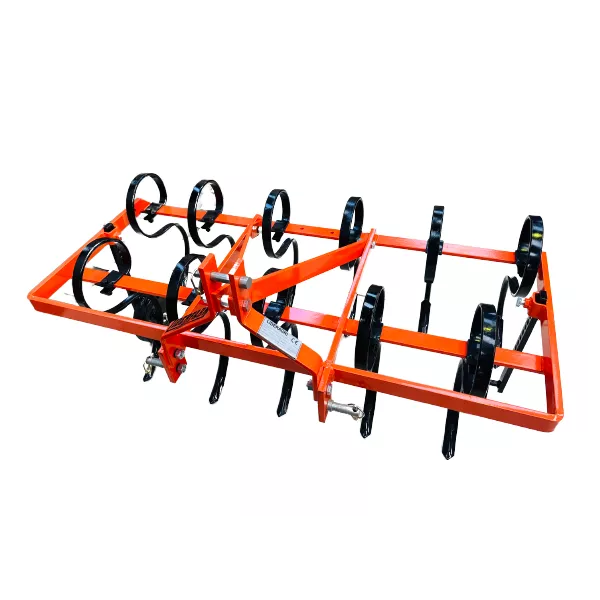 Cultivateur 11 dents LIDERFARM 1,40 m pour tracteur 30 à 50 CV – roues de jauge – Image 2
