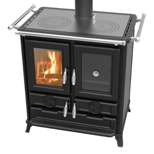 Cuisinière à bois en fonte THERMOROSSI Klaretta Evo 8,2 kW – cuisson et chauffage – Image 2