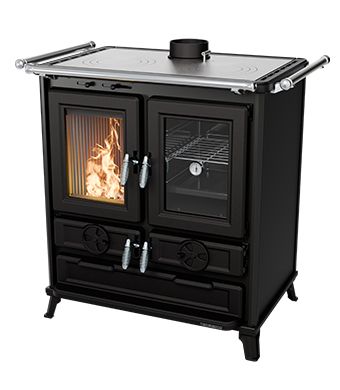 Cuisinière à bois en fonte THERMOROSSI Klaretta Evo 8,2 kW – cuisson et chauffage – Image 5