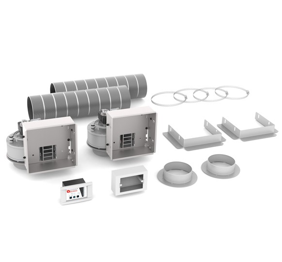 Insert à bois ventilé LA NORDICA Inserto 60.16 – 6,5 kW compact pour cheminée étroite – Image 5