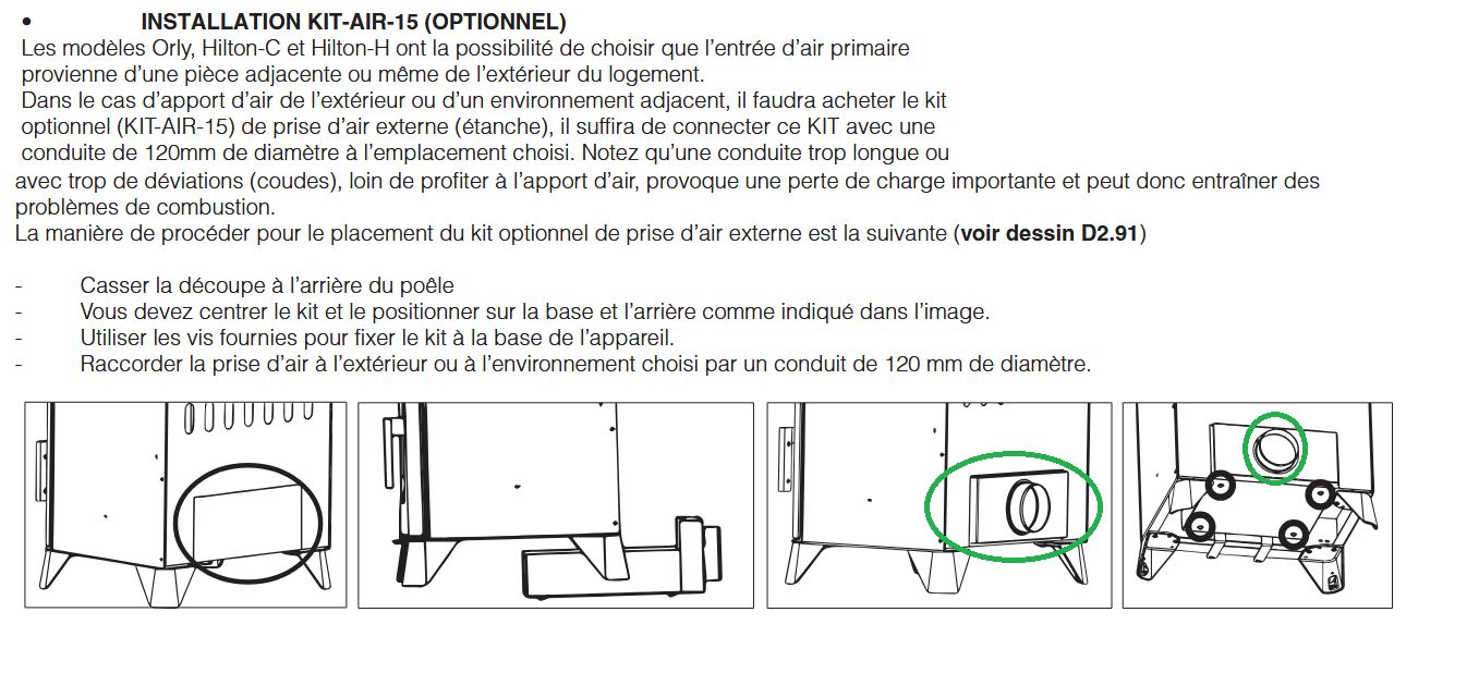 Poêle à bois BRONPI Orly 6 kW raccordable – compact, bûches 55 cm – Image 6