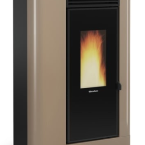 Poêle à granulés extra-plat canalisable EXTRAFLAME Annabella AD Evo 9 kW – 34 cm