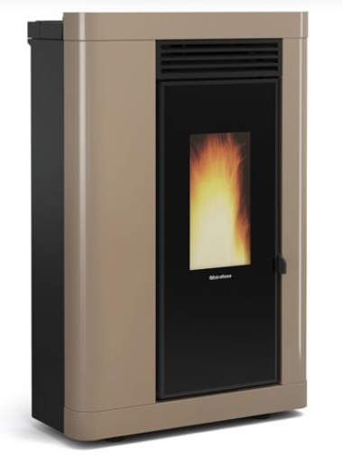 Poêle à granulés extra-plat canalisable EXTRAFLAME Annabella AD Evo 9 kW – 34 cm