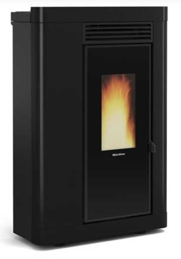 Poêle à granulés extra-plat canalisable EXTRAFLAME Annabella AD Evo 9 kW – 34 cm – Image 2