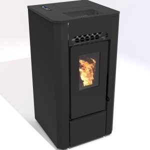 Poêle à granulés étanche FIREMATIC EC9 noir 7,9 kW reconditionné – rendement 94,3 %