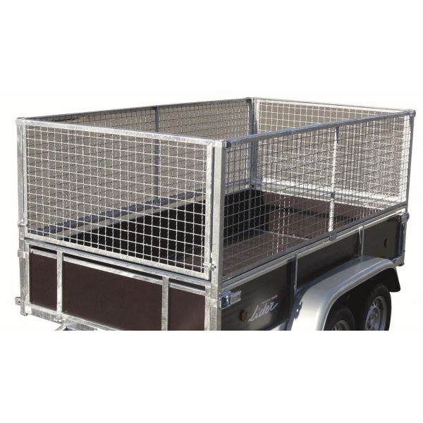 Remorque bagagère bois Lider 2,00 m simple essieu – 500 kg sans carte grise – Image 4