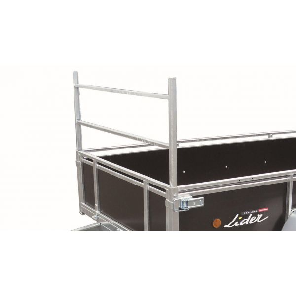 Remorque bagagère bois Lider 2,00 m simple essieu – 500 kg sans carte grise – Image 5