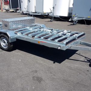Remorque porte-vélos Jalon 15 vélos – 375 x 135 cm, kits galvanisés