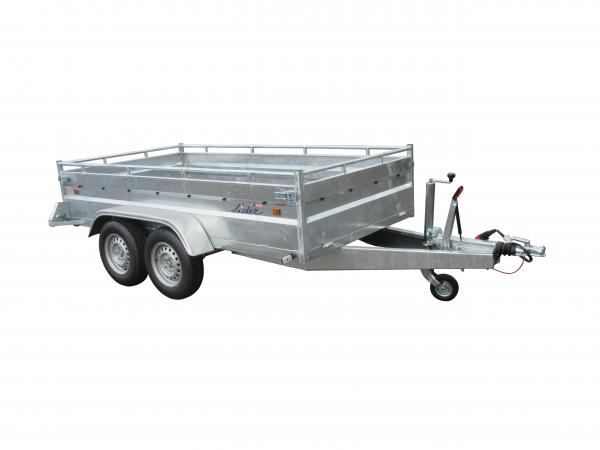 Remorque Lider Robust 38398 double essieu freiné – 3,00 x 1,50 m, PTAC 2500 kg