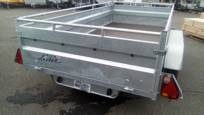 Remorque Lider Robust 38398 double essieu freiné – 3,00 x 1,50 m, PTAC 2500 kg – Image 2