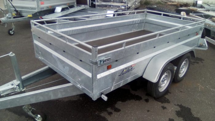 Remorque Lider Robust 38398 double essieu freiné – 3,00 x 1,50 m, PTAC 2500 kg – Image 3