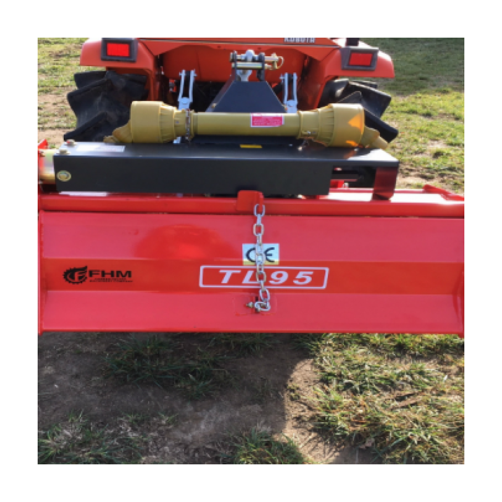 Rotovator 95 cm pour micro-tracteur 15 à 25 CV – 16 dents, boîtier déportable – Image 2