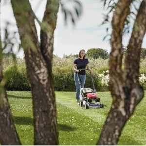 Tondeuse thermique tractée Honda HRG 466 SKEP – coupe 46 cm, mulching