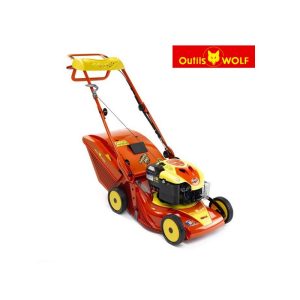 Tondeuse tractée Outils Wolf RM41B Briggs & Stratton – coupe 41 cm, 3 en 1