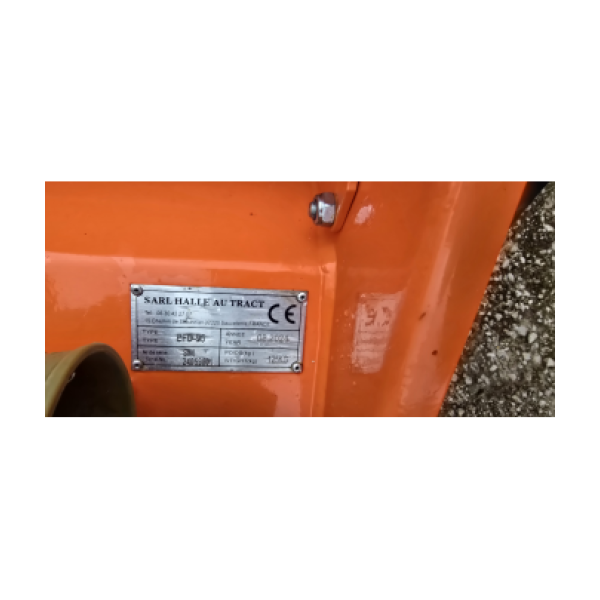 Tondo-broyeur compact 95 cm pour micro-tracteur 14 à 20 CV – 72 couteaux Y – Image 2
