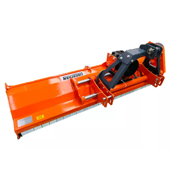 Tondo-broyeur LIDERFARM 1,85 m à tiges de ramassage – déport hydraulique, tracteur 35 à 70 CV